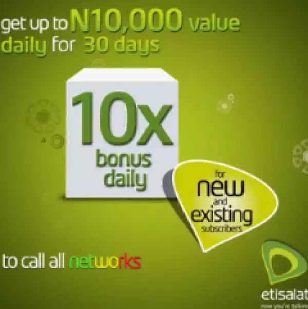 How To Get N10,000 Daily For 30Days On Etisalat
